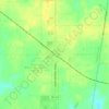 Sunman topographic map, elevation, terrain