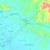 Trại Cau Commune topographic map, elevation, terrain