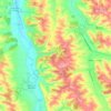 Biran topographic map, elevation, terrain