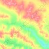 Leonora topographic map, elevation, terrain