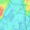 South Hackensack topographic map, elevation, terrain