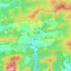 Zázrivá topographic map, elevation, terrain