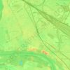 Neckarau topographic map, elevation, terrain