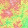 Lahn topographic map, elevation, terrain