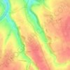 Cailleville topographic map, elevation, terrain