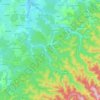 La Sarre Blanche topographic map, elevation, terrain