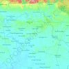 Woyla Timur topographic map, elevation, terrain