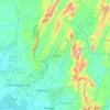 Tabalong topographic map, elevation, terrain