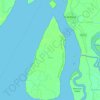 Sagar topographic map, elevation, terrain