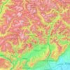 BL topographic map, elevation, terrain