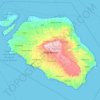 Nusa Penida Subdistrict topographic map, elevation, terrain