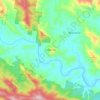 Cundle Flat topographic map, elevation, terrain