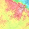 Paluma topographic map, elevation, terrain