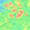 County Leitrim topographic map, elevation, terrain