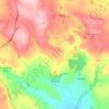 Parwich CP topographic map, elevation, terrain