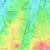 藤原台北町1丁目 topographic map, elevation, terrain