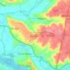 Travassô topographic map, elevation, terrain