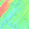 Meigs County topographic map, elevation, terrain