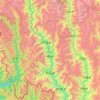 Gongshan Derung and Nu Autonomous County topographic map, elevation, terrain