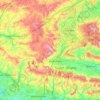 East Hampshire topographic map, elevation, terrain