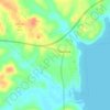 Point Blank topographic map, elevation, terrain