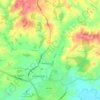 Hellingly topographic map, elevation, terrain