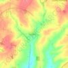 Scalford topographic map, elevation, terrain