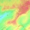 Prusy topographic map, elevation, terrain