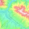 دهستان کلشتر topographic map, elevation, terrain