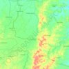 Lempuing topographic map, elevation, terrain