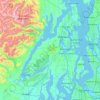 Kitsap Peninsula topographic map, elevation, terrain