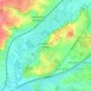 Villaines-la-Gonais topographic map, elevation, terrain
