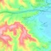 Kingston near Lewes topographic map, elevation, terrain