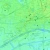 Cholon topographic map, elevation, terrain
