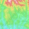 Berevoești topographic map, elevation, terrain