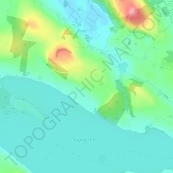 Windtown topographic map, elevation, terrain