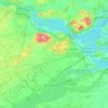 Vaudreuil-Soulanges topographic map, elevation, terrain