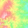 Throckmorton County topographic map, elevation, terrain