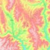 Mawa topographic map, elevation, terrain