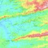 Heliodora topographic map, elevation, terrain