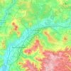 Lichtenfels topographic map, elevation, terrain