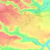 Kamenu ward topographic map, elevation, terrain