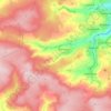 Haworth, Cross Roads and Stanbury topographic map, elevation, terrain