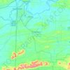 Sebastian County topographic map, elevation, terrain