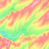 Tortoman topographic map, elevation, terrain