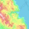 Municipal Unit of Leonidio topographic map, elevation, terrain