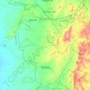 Tuchín topographic map, elevation, terrain