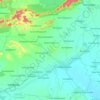 Jaggampeta topographic map, elevation, terrain