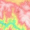Chinchaypujio topographic map, elevation, terrain