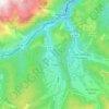 Fuilla topographic map, elevation, terrain